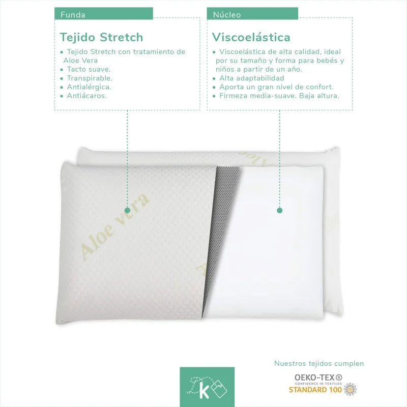 Almohada Viscoelástica de viaje